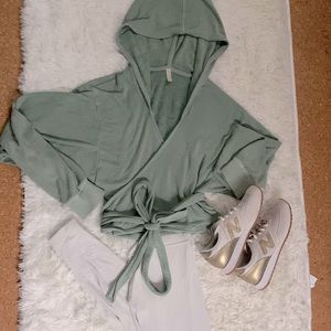 Free People Wrap sweatshirt